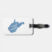 Étiquette À Bagage Presque Ciel Virginie-Occidentale (Dos horizontal)