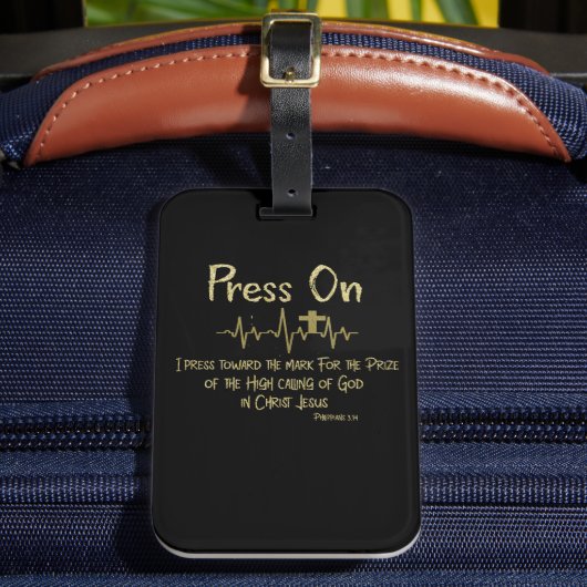 Étiquette À Bagage Presse Sur Christian (Insitu Rectoal 2)