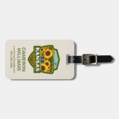 Étiquette À Bagage Pride d'état | Kansas (Devant horizontal)