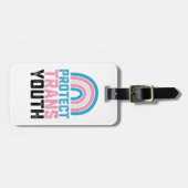 Étiquette À Bagage Pride LGBT Protéger les jeunes transgenres transge (Devant horizontal)