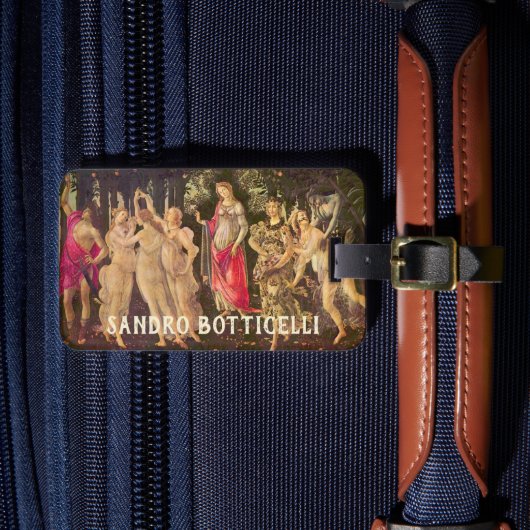 Étiquette À Bagage Primavera, Allégorie du Printemps de Sandro Bottic (Insitu Rectoal 4)