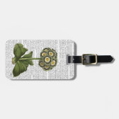 Étiquette À Bagage Primula Auraria Bleu (Devant horizontal)