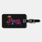 Étiquette À Bagage Princesse de basculage (Devant horizontal)