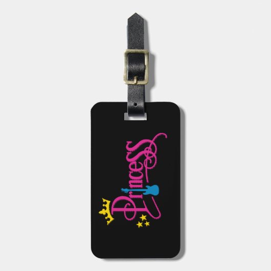 Étiquette À Bagage Princesse de basculage (Devant Vertical)