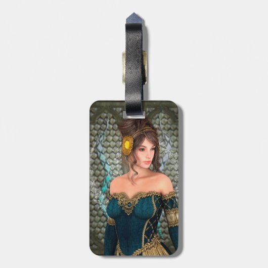 Étiquette À Bagage Princesse de conte de fées (Dos Vertical)