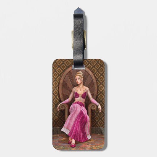 Étiquette À Bagage Princesse de conte de fées (Dos Vertical)
