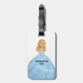 Étiquette À Bagage Princesse enchanteresse (Dos Vertical)