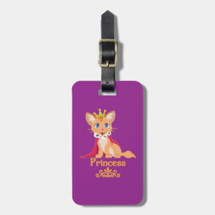 Étiquette À Bagage Princesse Kitten