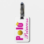 Étiquette À Bagage Princesse Tag de polo (Dos Vertical)