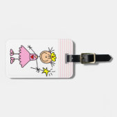 Étiquette À Bagage Princesse With Wand (Devant horizontal)
