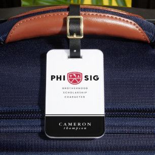 Étiquette À Bagage Principes Phi Sigma Kappa