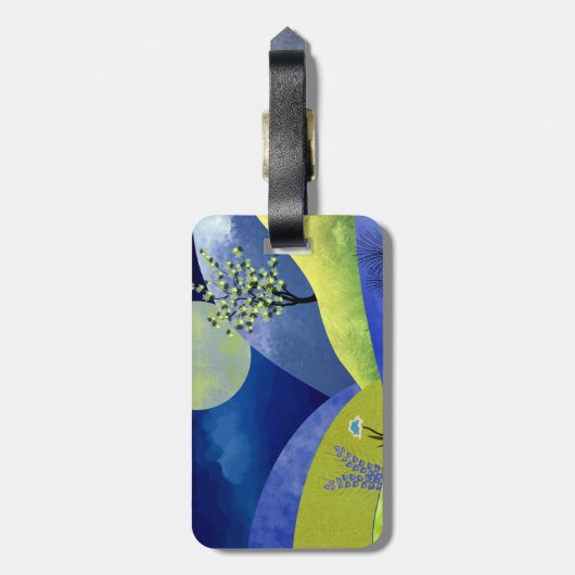 Étiquette À Bagage Printemps (Dos Vertical)