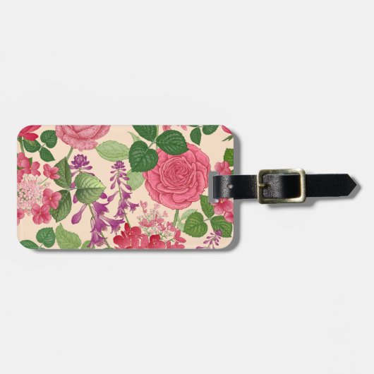 Étiquette À Bagage printemps (Devant horizontal)