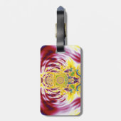 Étiquette À Bagage Printemps rouge (Dos Vertical)