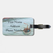 Étiquette À Bagage Procès de mer de RMS Titanic (Dos horizontal)