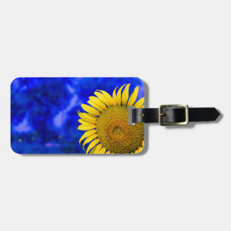 Étiquette À Bagage Produit personnalisable de fleur de Sun