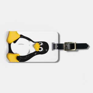 Étiquette À Bagage Produits de Linux Tux