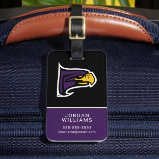 Étiquette À Bagage Profil de la mascotte Hawk du Hunter College