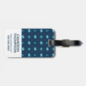 Étiquette À Bagage Profil sous convention astérisque nautique de (Dos horizontal)