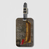 Étiquette À Bagage Profile Painting of Ship Jersey (Devant Vertical)