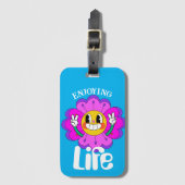 Étiquette À Bagage Profiter de la vie (Devant Vertical)