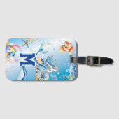 Étiquette À Bagage Profondeurs Tranquilles (Devant Horizontal)