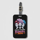 Étiquette À Bagage Protéger les femmes Kamala Élection 2024 2024 (Devant Vertical)