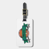 Étiquette À Bagage Prov. 27:17 Iron Sharpens Iron Grunge Version (Devant Vertical)