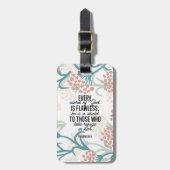 Étiquette À Bagage Proverbe 30:5 Verset biblique (Devant Vertical)