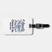 Étiquette À Bagage Proverbs 12:25 Bible Verse – Kind Word Art (Devant horizontal)