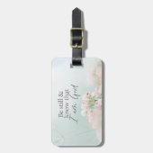 Étiquette À Bagage Psaume 46:10 Restez tranquille et sachez que je su (Devant Vertical)