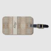 Étiquette À Bagage Psychedelic Moutons chauds laine personnalisable (Devant Horizontal)