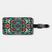 Étiquette À Bagage Psychédélique hawaïenne (Dos horizontal)