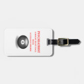 Étiquette À Bagage psychiatre (Devant horizontal)