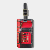 Étiquette À Bagage Pub rouge de Dublin (Devant Vertical)