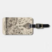 Étiquette À Bagage Publicité Française Pour Le Fabricant De Ballons (Devant horizontal)