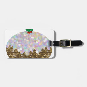 Étiquette À Bagage puddings de Noël
