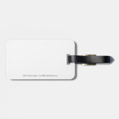 Étiquette À Bagage Puffin Atlantique en Machias, Maine (Dos horizontal)