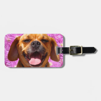 Étiquette À Bagage Puggle mignon