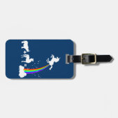 Étiquette À Bagage Puissance de licorne (Devant horizontal)