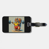 Étiquette À Bagage Puissance des écureuils (Dos horizontal)