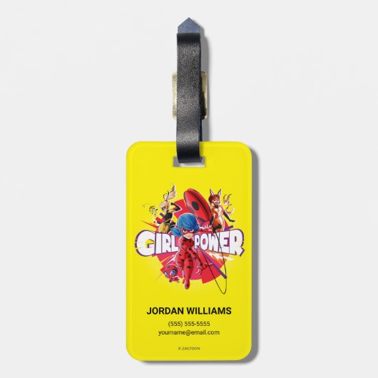 Étiquette À Bagage Puissance Miraculeuse (Dos Vertical)