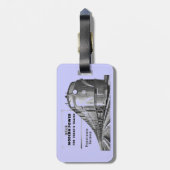 Étiquette À Bagage Puissance moderne de train de chemin de fer de la (Dos Vertical)