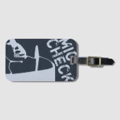 ÉTIQUETTE À BAGAGE PULL À CAPUCHE (Devant Horizontal)