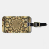 Étiquette À Bagage Puppy Kaleidoscope Art Print (Devant horizontal)