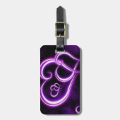 Étiquette À Bagage Purple Heart (Devant Vertical)