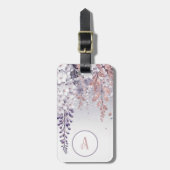 Étiquette À Bagage Purple Mystical Wisteria Drift (Devant Vertical)
