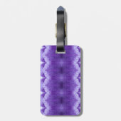Étiquette À Bagage Purples Ikat (Dos Vertical)