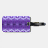 Étiquette À Bagage Purples Ikat (Dos horizontal)