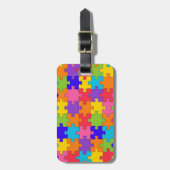 Étiquette À Bagage Puzzle Puzzle Puzzle Puzzle (Devant Vertical)